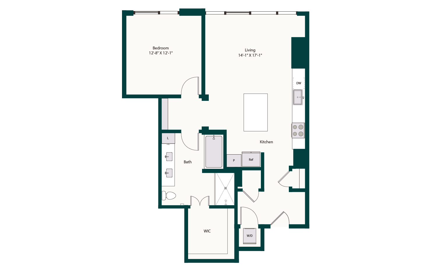 Floor plan layout diagram for A9